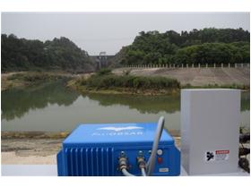 我公司地基合成孔徑雷達產品FastGBSAR用于監測攔水壩放水前后的震動